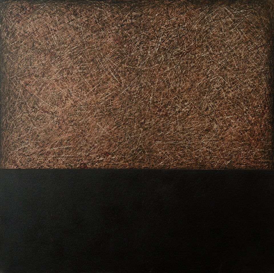 Mixed media on canvas by Romanian artist Augustin Razvan Radu