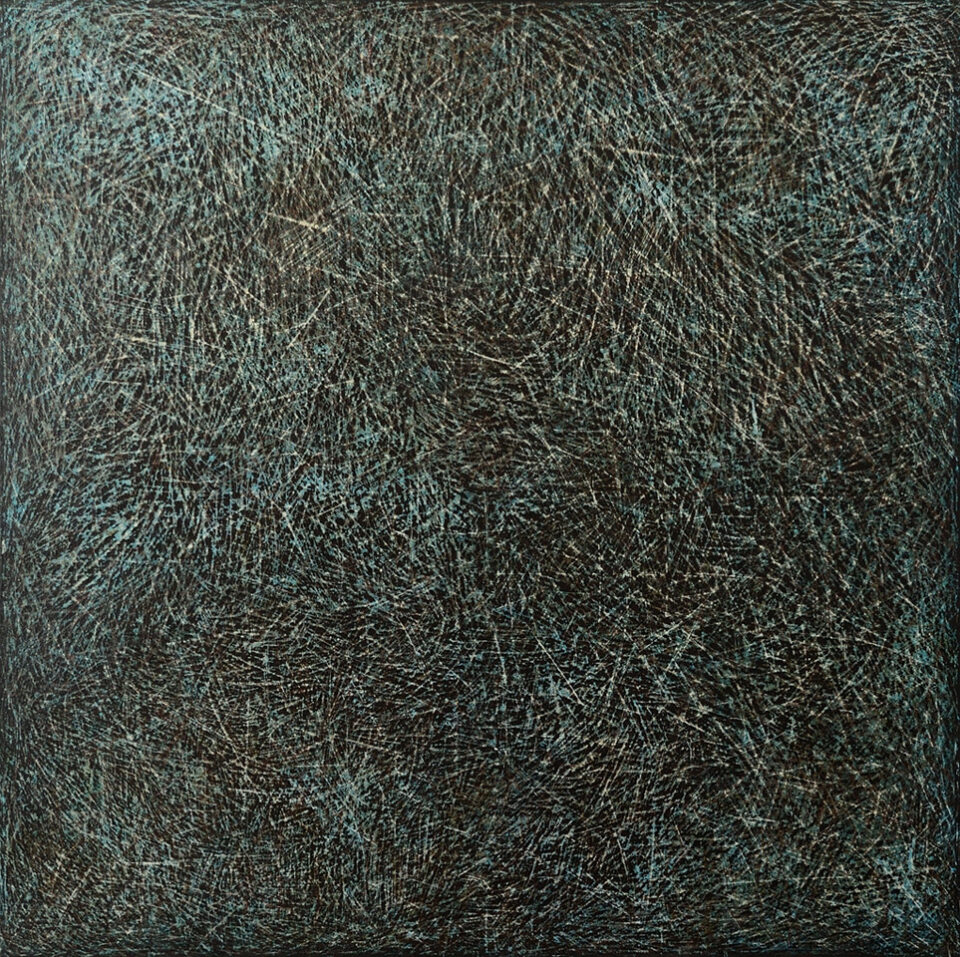 Mixed media on canvas by Romanian artist Augustin Razvan Radu