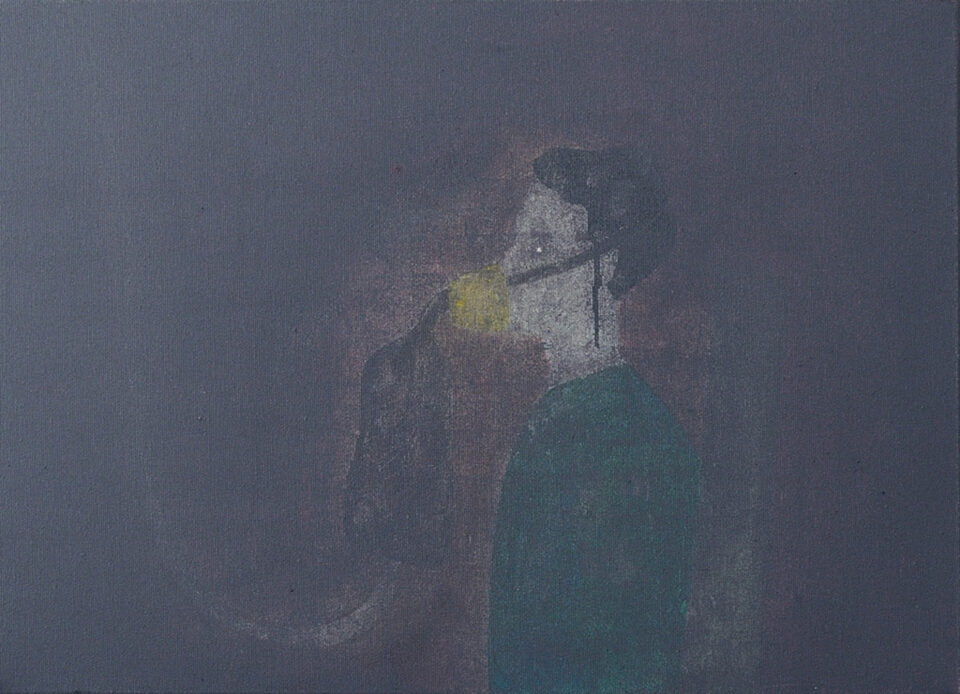 Oil painting by Romanian artist Augustin Razvan Radu