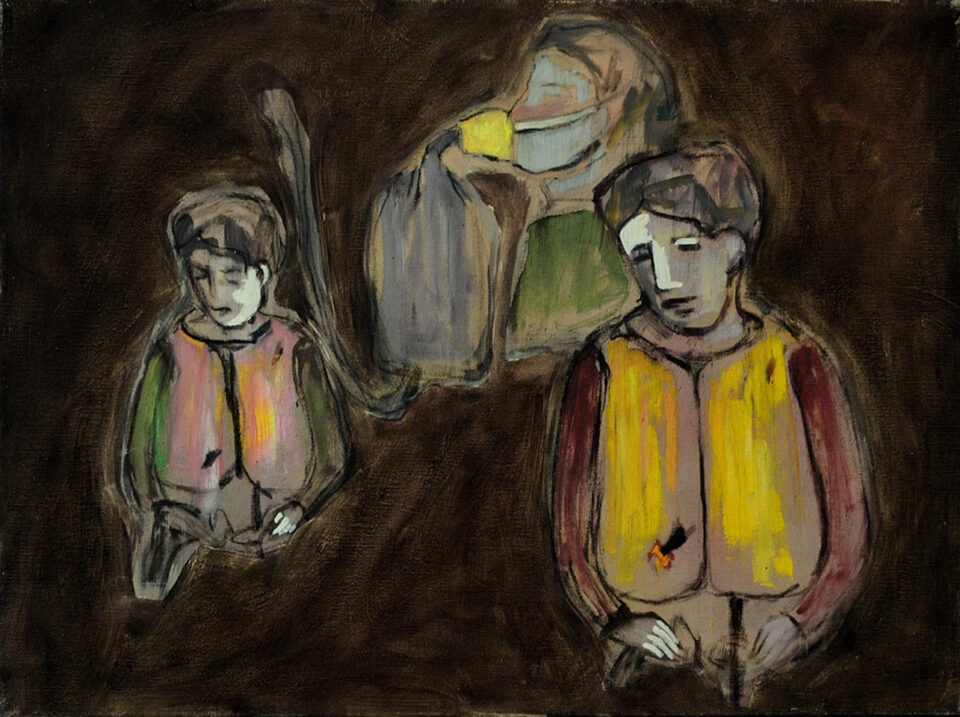 Oil painting by Romanian artist Augustin Razvan Radu