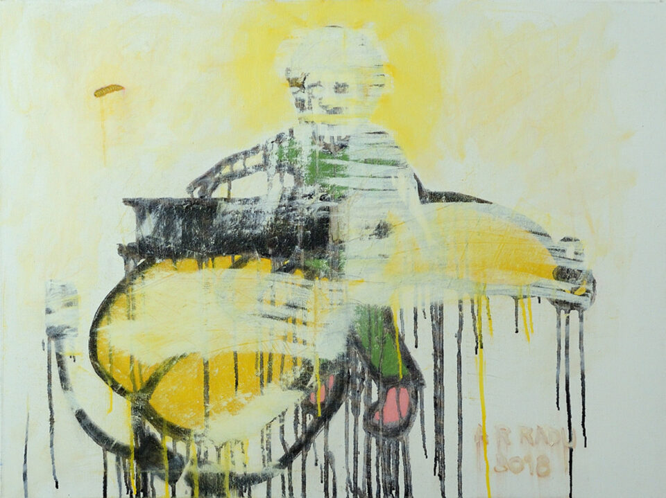 Oil painting by Romanian artist Augustin Razvan Radu