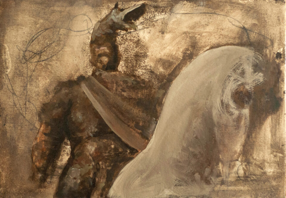 Oil painting by Romanian artist Augustin Razvan Radu