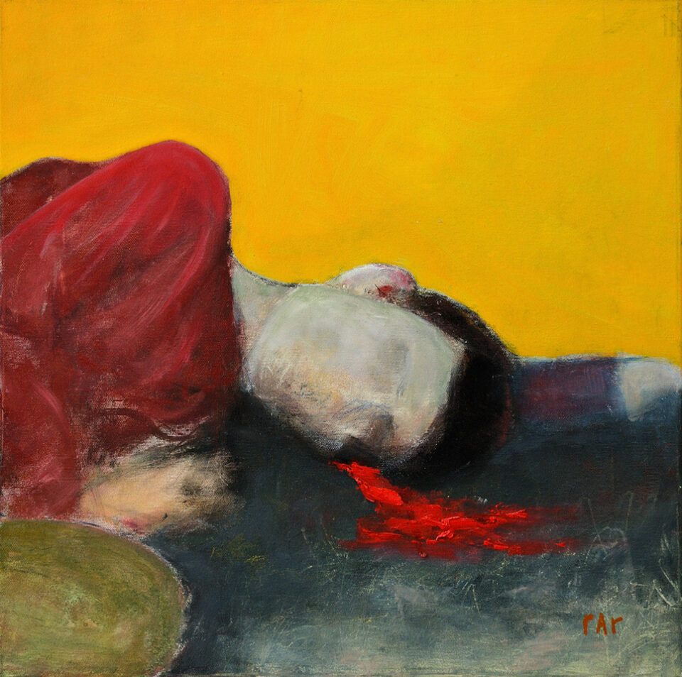 Oil painting by Romanian artist Augustin Razvan Radu