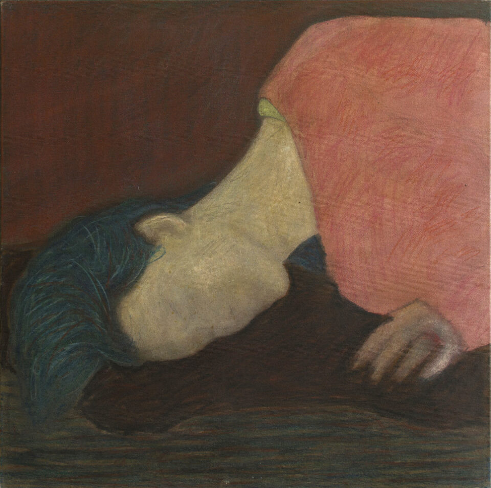 Mixed media on canvas by Romanian artist Augustin Razvan Radu