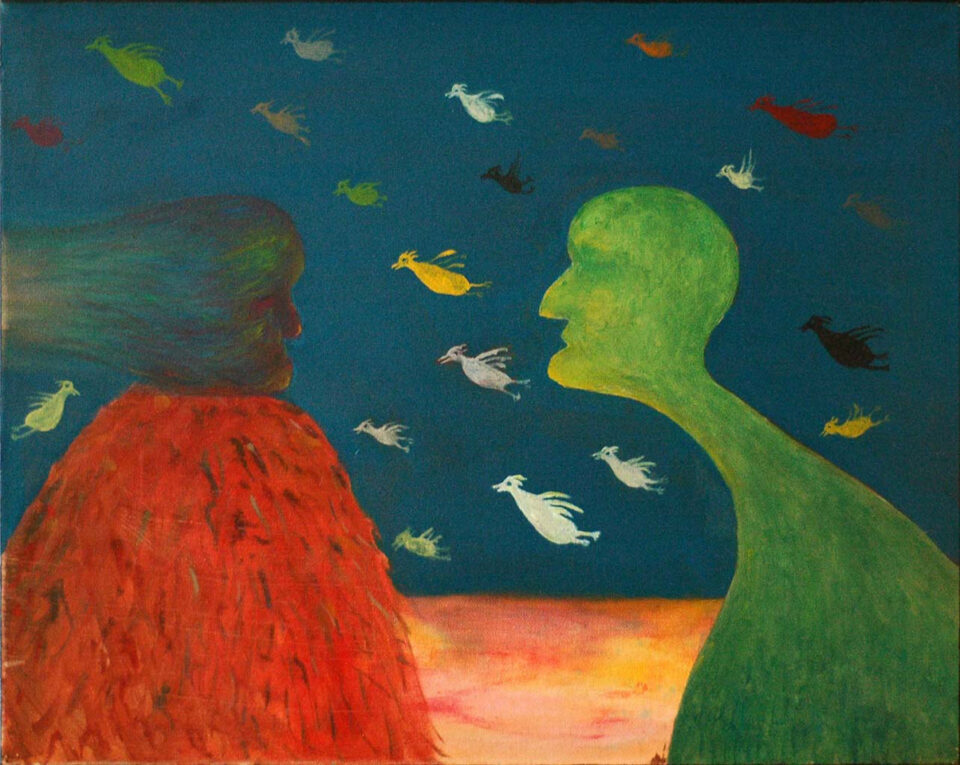 Oil painting by Romanian artist Augustin Razvan Radu
