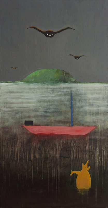 Oil painting by Romanian artist Augustin Razvan Radu