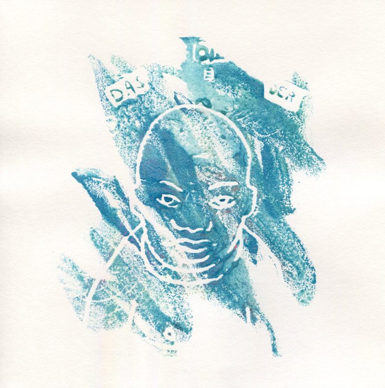 Der Die Das - Gouache on paper by Romanian painter Augustin Razvan Radu