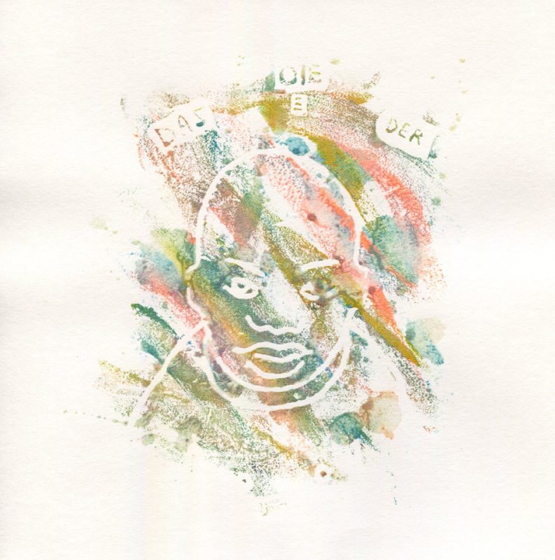 Der Die Das - Gouache on paper by Romanian painter Augustin Razvan Radu