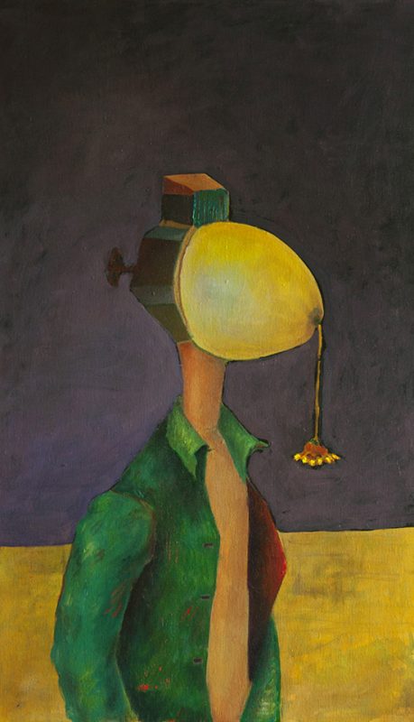Oil painting by Romanian artist Augustin Razvan Radu