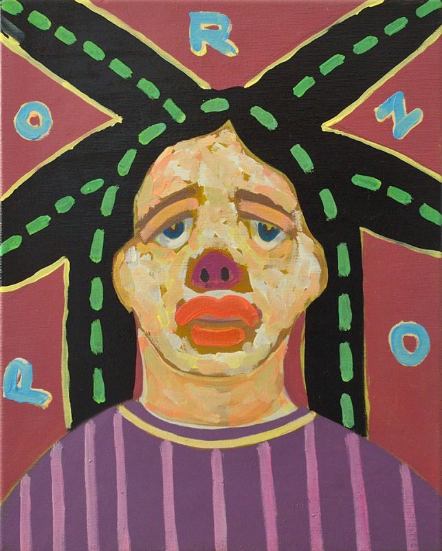 Oil painting by Romanian artist Augustin Razvan Radu