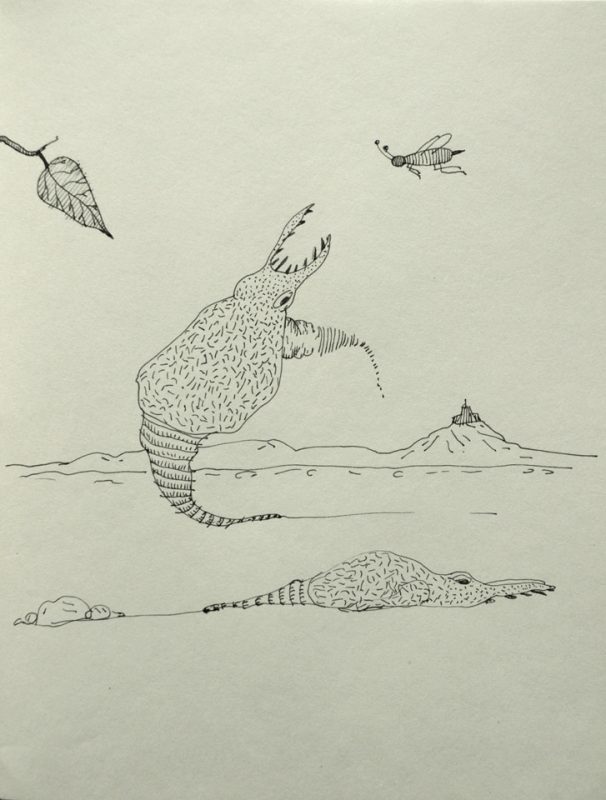 Drawing by Romanian artist Augustin Razvan Radu