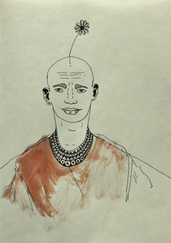 Drawing by Romanian artist Augustin Razvan Radu