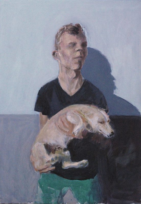 Acrylic painting by Romanian artist Augustin Razvan Radu