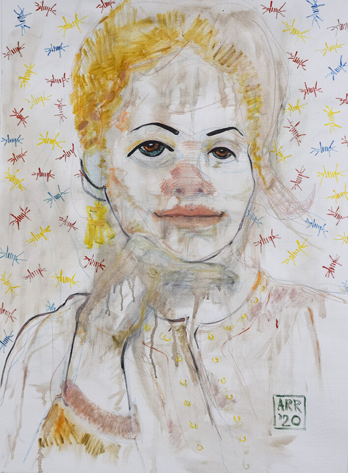 Oil painting by Romanian artist Augustin Razvan Radu
