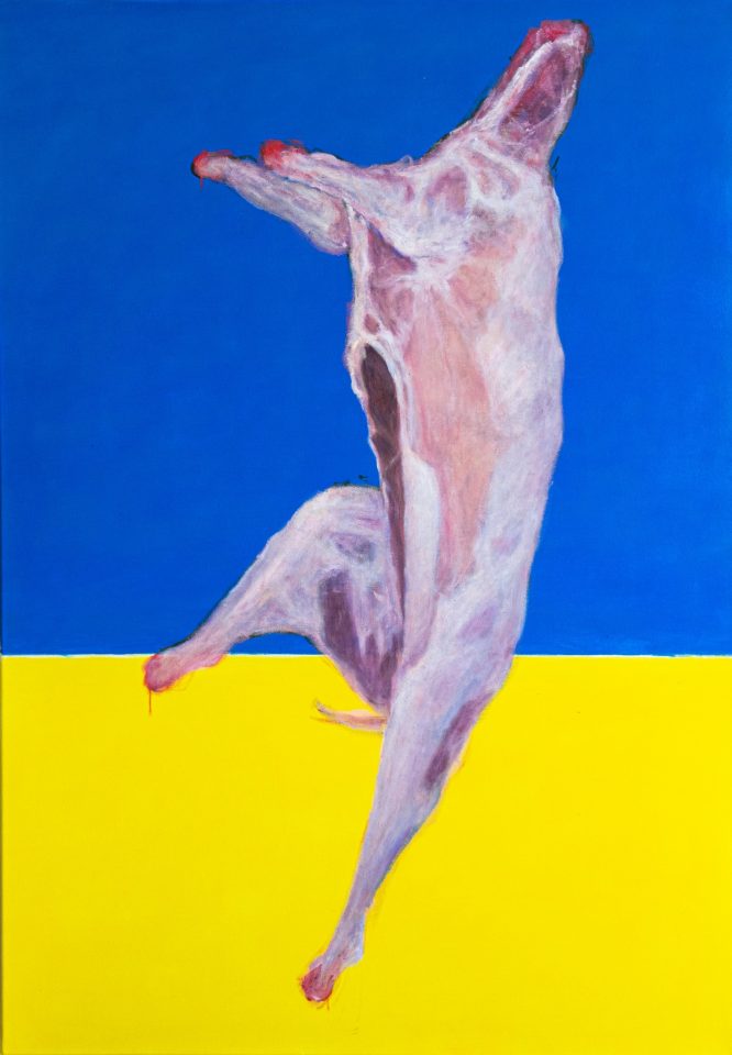 Oil painting by Romanian artist 