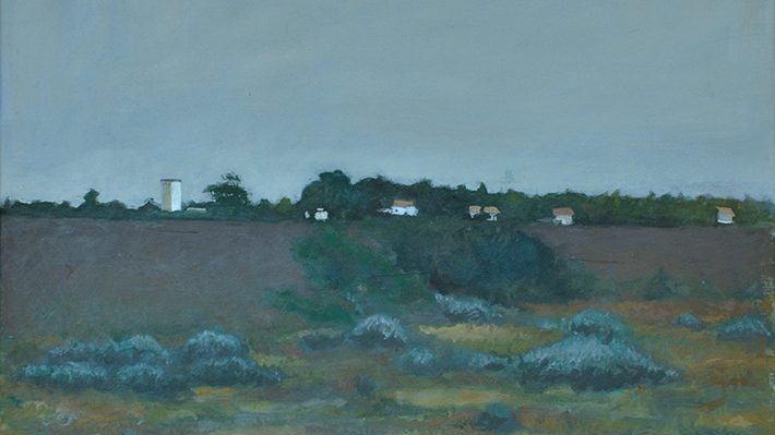 Oil painting by Romanian artist Augustin Razvan Radu