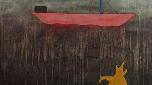 Untitled - Oil painting by Romanian painter Augustin Razvan Radu