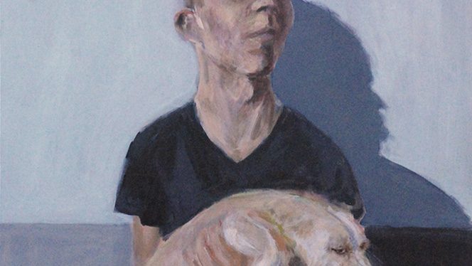 Acrylic painting by Romanian artist Augustin Razvan Radu